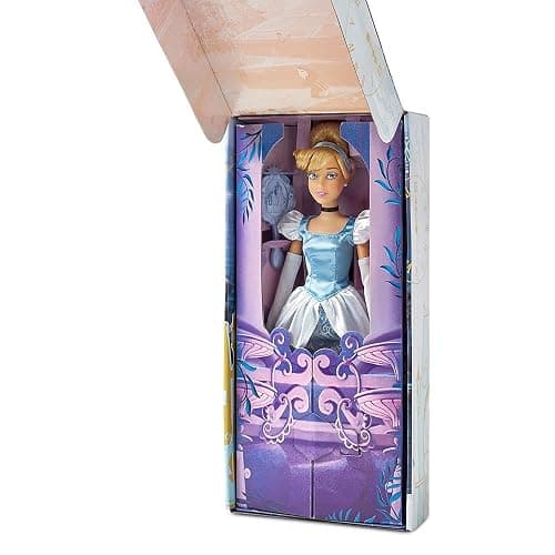 Disney Store Official Disney Princess Classic Doll (Cinderella), 11 Inches, Includes Brush with Molded Details, Fully Posable Toy in Classic Outfit - Disney Princess Toys for Girls thumbnail 3