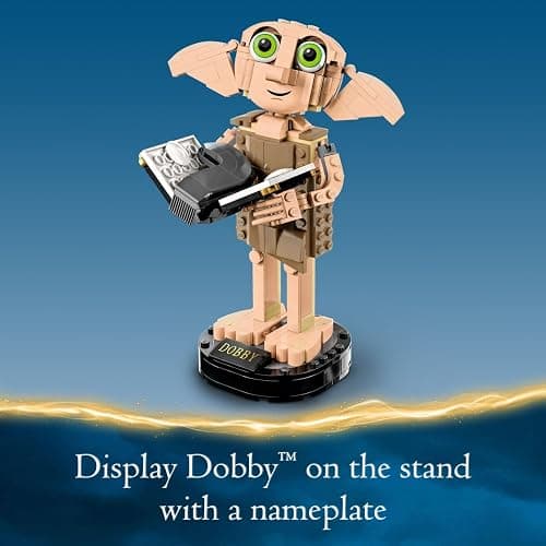 LEGO Harry Potter Dobby The House-Elf Building Toy Set, Build and Display Model of a Beloved Character from The Harry Potter Franchise, for 8 Year Old Boys' and Girls' Birthday, 76421 thumbnail 3