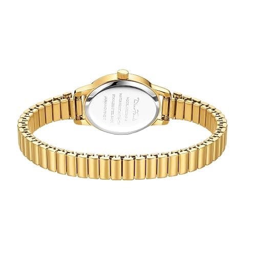 Petite Women's Easy Reader Watch, Analog Women Watch with Stainless Steel Expansion Band, Water Resistant thumbnail 4