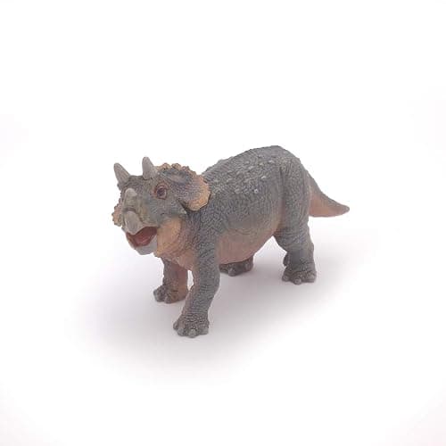 Papo - Figurine dinosaure - Bébé Tricératops, Premiers Pas dans le Monde des Dinosaures pour Enfants dès 3 Ans - Découverte Préhistorique et Éveil Scientifique thumbnail 7