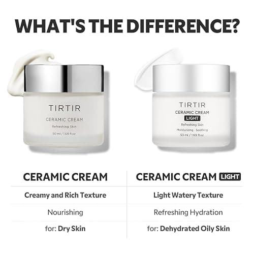 TIRTIR Ceramic Cream | Deep moisturizer for Glass Skin, Polyglutamic acid, Centella Asiatica Extract, Strong skin barrier, Lightweight, Mild, Nature derived ingredients, Dry skin, Korean skincare thumbnail 6