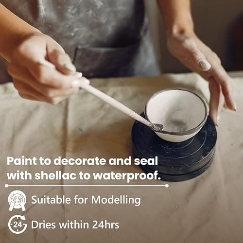 Old Potters Air Dry Modeling Clay, 25 lbs, All Natural Modeling Clay. Ideal for Beginners and Advanced Sculptors. 25 lbs. thumbnail 6