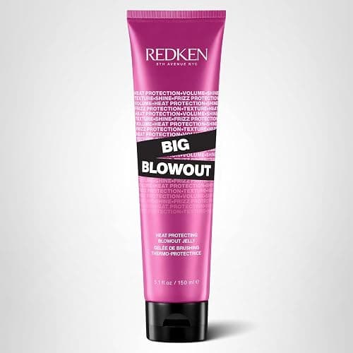 Redken Big Blowout Heat Protectant Gel - Provides All-Over Volume & Movement, Hair Shine & Frizz Control, Blowdry Gel For All Hair Types thumbnail 8