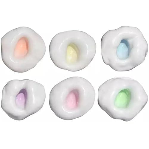 Stress Balls, 6pcs Colorful Sand Glutinous Squeeze Balls for All Ages, Portable Shapeable Anxiety Relief Toys for Office, School, or Travel thumbnail 4