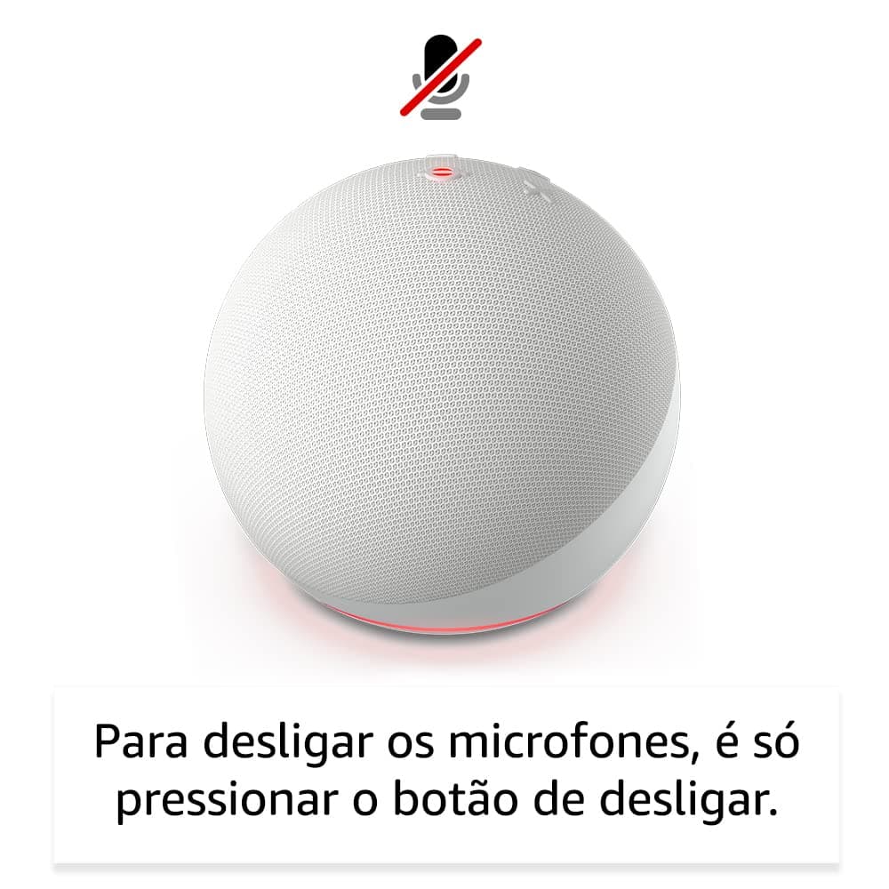 Echo Dot 5ª geração | O Echo Dot com o melhor som já lançado | Cor Branca - Branco thumbnail 6