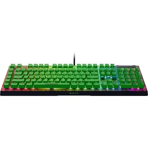 Razer BlackWidow V4 X Mechanical Gaming Keyboard: Green Switches Tactile & Clicky - 6 Macro Keys - Chroma RGB - Doubleshot ABS Keycaps - Sound Dampening & Stabilizers - Minecraft Edition thumbnail 10
