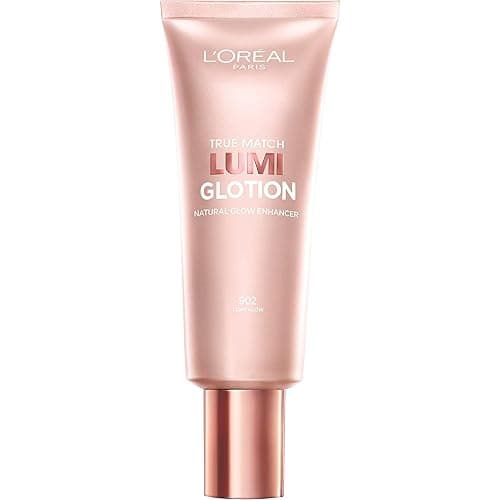 L’Oréal Paris True Match Lumi Glotion, Highlighter, Natural Glow Enhancer for Face & Body, Makeup, Instantly Hydrates and Illuminates Skin, Sheer Color Tint, Offers a Sunkissed Glow, 902 Light, 40 mL - Image 1