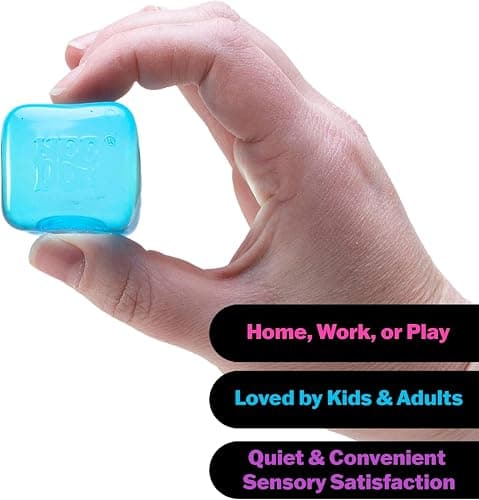 Schylling NeeDoh Nice Ice Baby - Sensory Squeeze Toy - Single Mini Nice Cube in Assorted Colors - Ages 3+ (Pack of 3) thumbnail 4
