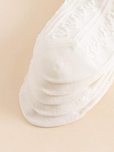 Verdusa Women's 5 Pairs Bow Lace Ruffle Ankle Socks thumbnail 2