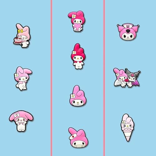 51Pcs Shoe Decoration Charms for Croc Clog, Cute Charms Accessories thumbnail 4