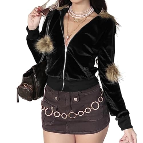 Fur Trim Jacket - Image 1