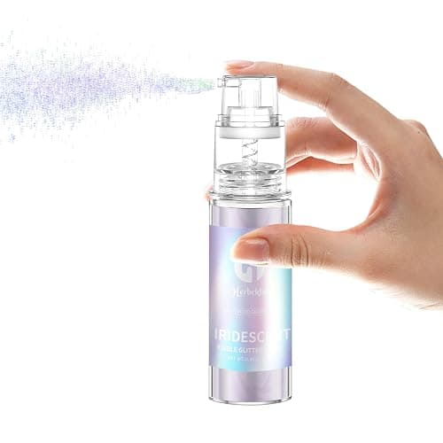 Iridescent Edible Glitter - Herbeklab Edible Glitter Spray 10g Edible Iridescent Glitter for Cakes Food Grade Drink Glitter Rainbow Edible Glitter for Cocktails Chocolate Strawberry thumbnail 4