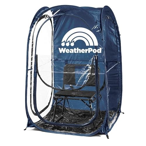 WeatherPod® The Original Shark Tank MyPod™ 1-2 Person Pop-Up Pod - Stay Warm, Dry, and Out of The Sun - Weather Pod for Sports, Rain, or Wind - Image 1