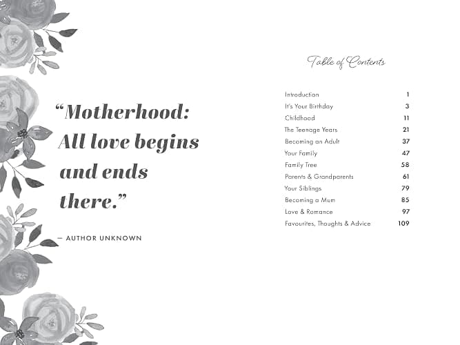 Mum, I Want to Hear Your Story (Expanded Edition): A Mother's Guided Journal To Share Her Life & Her Love (Hear Your Story Books) thumbnail 3