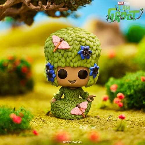 Funko POP! Marvel: Guardians of the Galaxy - Fancy Groot | Official Superheroes Merch - Collectable Vinyl Figurine for Shelf Display - Birthday Gift Idea for Fans and Collectors thumbnail 2