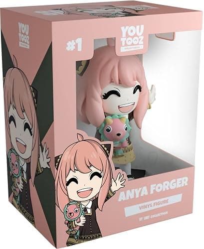 Youtooz Spy x Family Anya Forger 4.3" Vinyl Figure, Collectible Anya Forger with Chimera from Spy x Family - Image 1