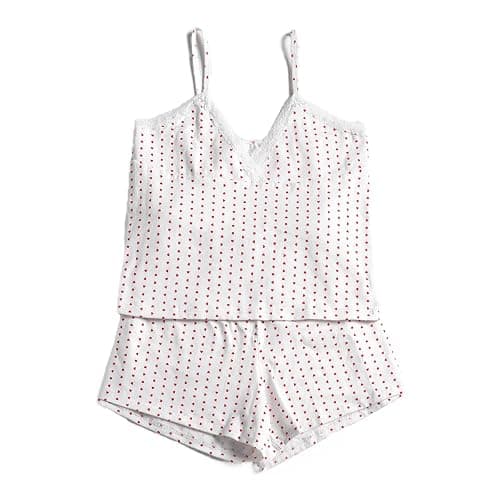 Faithtur Sexy Two Piece Outfits for Women Summer Clothes Tank Top Camis and Shorts Bottoms Sleepwear Women Pajamas Set thumbnail 2