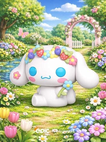 Epic Collectibles Pop Hello Kitty - Cinnamoroll (Berry Outfit) Vinyl Figure | Exclusive Bundled with Box Protector Compatible for Funko thumbnail 2
