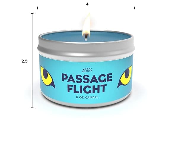 Park Scents Passage Flight Candle - Super Accurate Smell of The Ocean Scene in Flight of Passage Ride - Soy Blend Vegan and Cruelty Free - Handmade in The USA | 8 oz. tin thumbnail 4