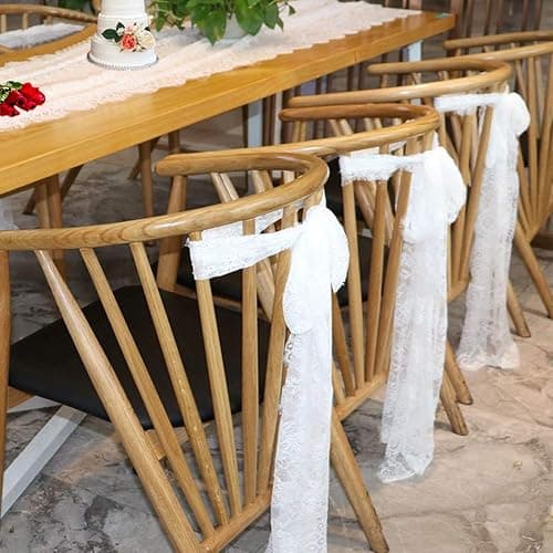  White Lace Table Runner thumbnail 6