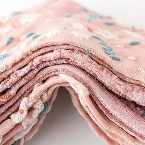 MarJunSep Cute Floral Crew Socks for Women Teen Girls Flower Cottagecore Frilly Vintage Fancy Cotton Socks thumbnail 8