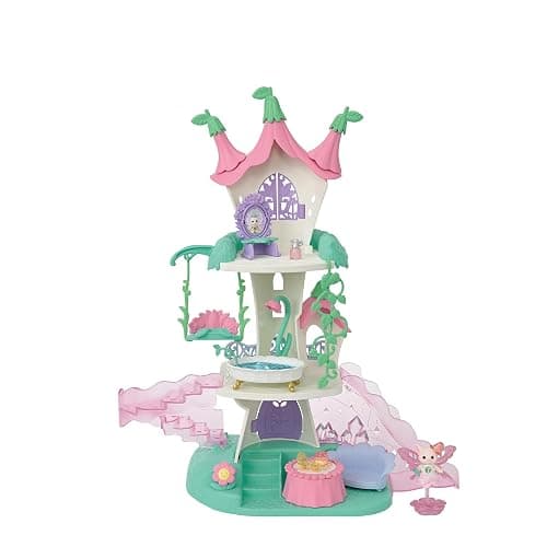 Calico Critters - Fairytale Tower - Fairytale & Fairy Forest Series | Once upon a tower - spiraling storybook floors for royal rescues & enchanted sleepovers, Ages 3+ - Image 1