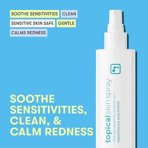 BRIOTECH Topical Skin Spray, Hypochlorous Acid Spray for Sensitive Skin, HOCl Facial Mist, Full Body Support Against Irritation, Calm Redness, Soothe Foot & Scalp, 8 oz (1 Pack) - 8 Ounce (Pack of 1) thumbnail 4