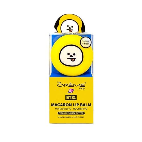 The Crème Shop BT21 CHIMMY Macaron Lip Balm - Lemon Drop - Image 1
