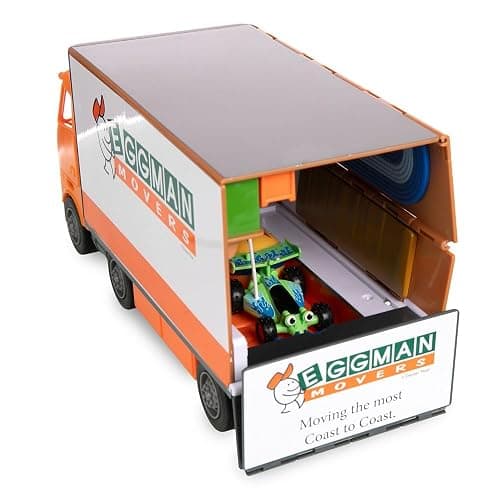 Disney Store Official Toy Story Moving Truck Vehicle Play Set - Eggman Movers Truck with Trailer, Andy's Room, Woody, Buzz Lightyear, Rex, RC, & Hamm Plus Accessories thumbnail 6