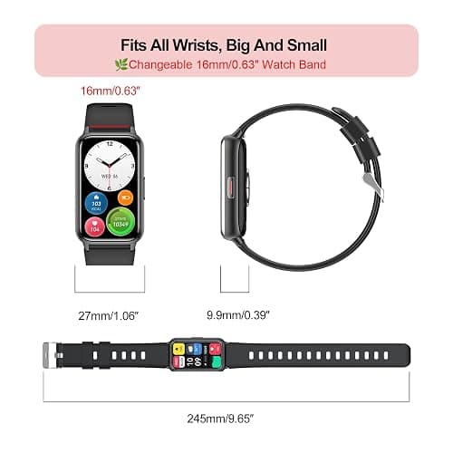 ALRETOME Fitness Tracker (Answer/Make Calls), Smart Watch for Women, with 1.47″ AMOLED Always-On Display, 24/7 Heart Rate, Sleep Tracking, 110+ Sport Modes, Waterproof, Compatible for Android Phone thumbnail 8