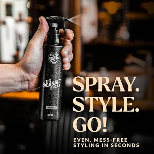 Charlemagne Sea Salt Spray - Salt Water Hair Spray Made in Germany - Developed By Barbers - Sea Salt Spray Hair Men (200 ml (Pack of 1), Firm Hold) thumbnail 6