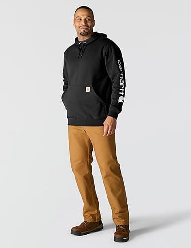 Carhartt Men's Loose Fit Midweight Logo Sleeve Graphic Sweatshirt thumbnail 8