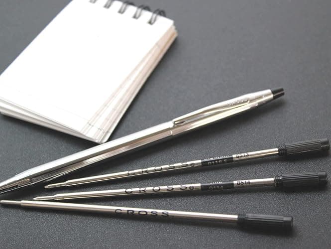Cross Ballpoint Pen Refill - Black - Broad - Packaged One Per Card thumbnail 4