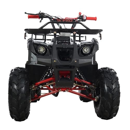 X-PRO 125cc ATV 4 Wheels Quad 125 ATV Quads with LED Lights, Big 19"/18" Tires!(Black, Factory Package) thumbnail 3