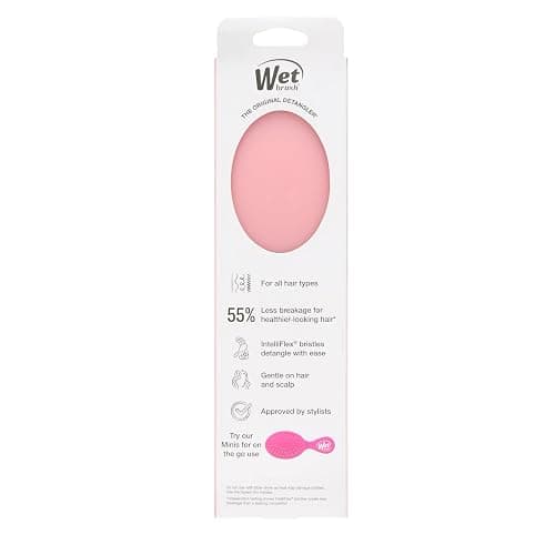 Wet Brush Original Detangler, Pink Drink (Summer Quencher), Ultra-Soft IntelliFlex Bristles Glide Through Tangles, Detangling Hair Brush (Wet & Dry), Women & Men, Limited Edition thumbnail 13