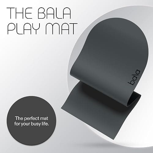 Bala Yoga Mat for Home Gym - Non Slip Exercise Mat for Home Workout, Stretching, Pilates, Aerobics & Floor & Fitness Work Out - Indoor Exercising Mat thumbnail 2