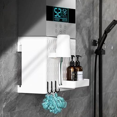 Chris.W 2Pack Pegboard Trays & Bins - White Pegboard Shelf & Spice Holder (7.5" x 3.5" x 1.2") - Compatible with IKEA Skadis thumbnail 5