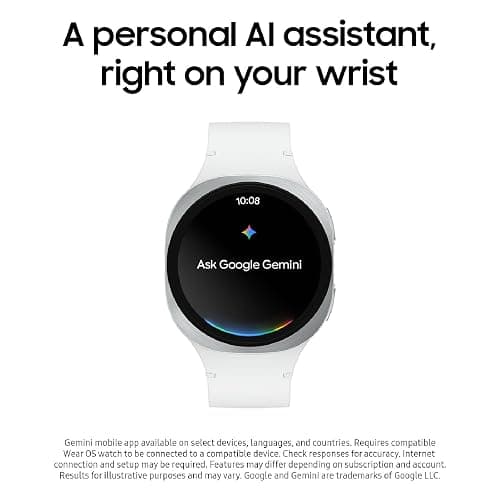 Samsung Galaxy Watch 8 (2025) 44mm Bluetooth Smartwatch, Cushion Design, Fitness Tracker, Sleep Coaching, Running Coach, Energy Score, Heart Rate Tracking, Graphite [US Version, 2 Yr Warranty] thumbnail 5