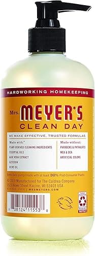 MRS. MEYER'S CLEAN DAY Hand Soap, Clementine, Made with Essential Oils, 12.5 oz - Pack of 3 thumbnail 3