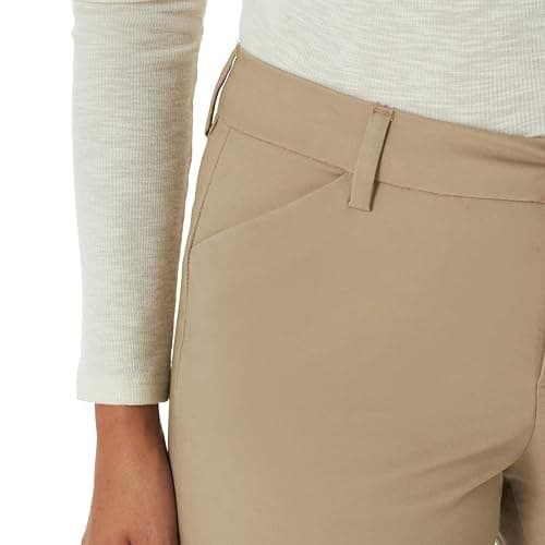 Lee Womens Wrinkle Free Relaxed Fit Straight Leg Pant thumbnail 4