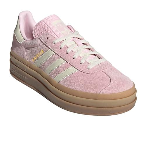 adidas Womens Gazelle Bold Lace Up Sneakers Shoes Casual - Pink - Size 6.5 M thumbnail 2