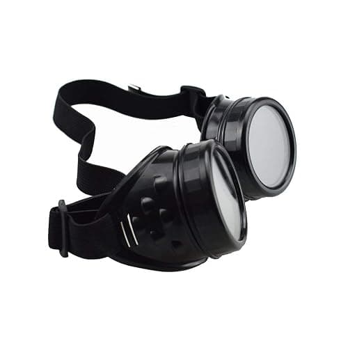 Vintage Steampunk Goggles Mad Scientist Goggles for Halloween Costume | Cosplay Steam Punk Glasses Accessory Ghostbusters Inventor Aviator Goggles for Men,Women,Adult thumbnail 2