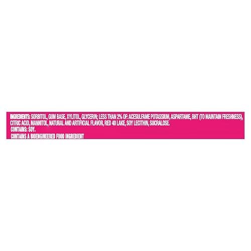 Trident Bubblegum Sugar-Free Chewing Gum, 12 Packs of 14 Pieces (168 Total Pieces) thumbnail 3