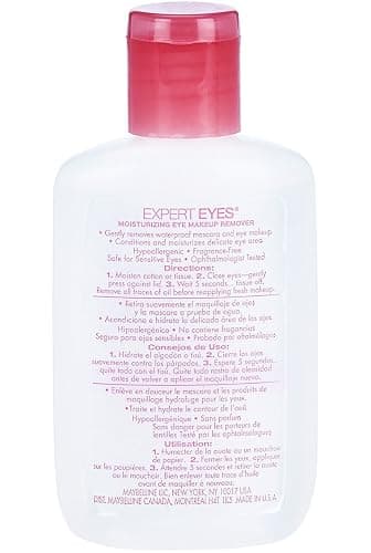 Maybelline New York Expert Eyes Moisturizing Eye Makeup Remover, For Waterproof Eye Makeup, 2.3 fl. oz. thumbnail 4