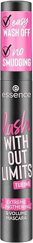 essence | Lash Without Limits Tubing Extreme Lengthening & Volume Mascara | Waterproof & Tubing| Vegan, Cruelty Free & Paraben Free thumbnail 2