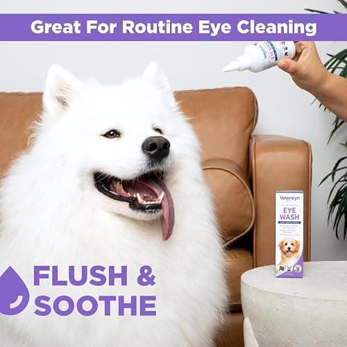 Vetericyn Plus Dog and Cat Eye Wash | Eye Drops for Dogs and Cats to Flush and Soothe Eye Irritations, Dog Tear Stain Cleaner, Safe for All Animals. 3 Ounces thumbnail 7