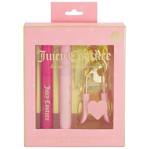 Juicy Couture Mascara Duo & Lash Curler – Dual Mascara Shades of Black, Intense Volume & Lucious Lash Curls - Image 1