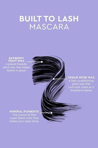 florence by mills Built to Lash Mascara, Black, 0.3 oz / 9 mL thumbnail 4