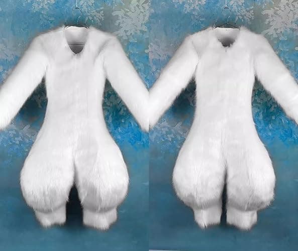 Furry Fursuit Full Body Mascot Costume Soft Plush Fabric for Furry Conventions Cosplay Halloween Festivals Theme Parties thumbnail 2