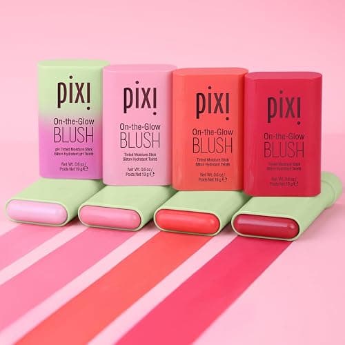 Pixi On-the-Glow Blush - CheekTone, pH Reactive Hydrating Tinted Moisture Blush Stick with Ginseng, Aloe Vera & Fruit Extracts, For Cheeks & Lips, 19g / 0.6oz, Paraben-Free thumbnail 9
